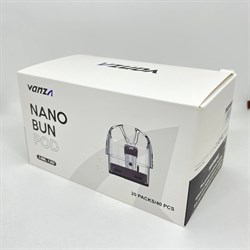 Сменный картридж для миникан Vanza Nano Bun Pod 2шт в пачке. Подходит для Brusko Minican, 1.0 Ом ( Без жидкости)